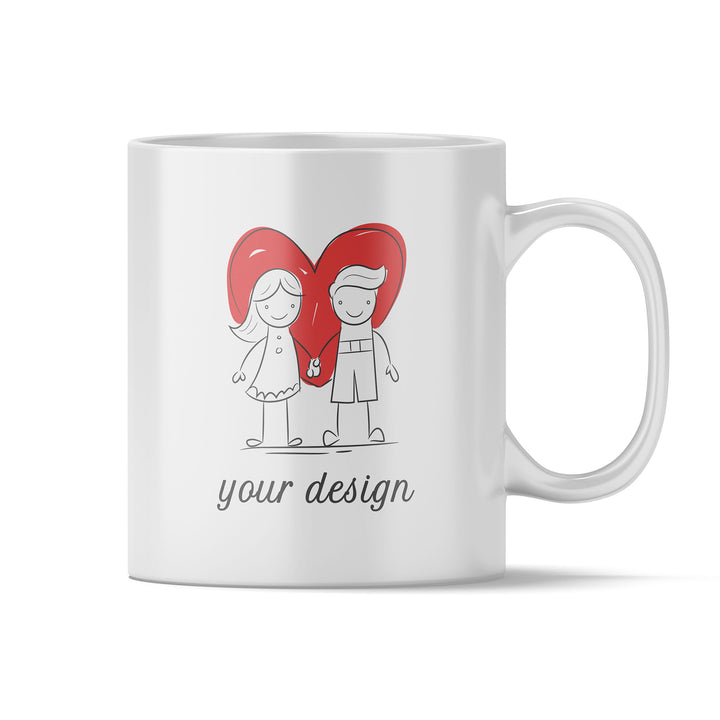 Personalised Silver Metalic Ceramic Mug