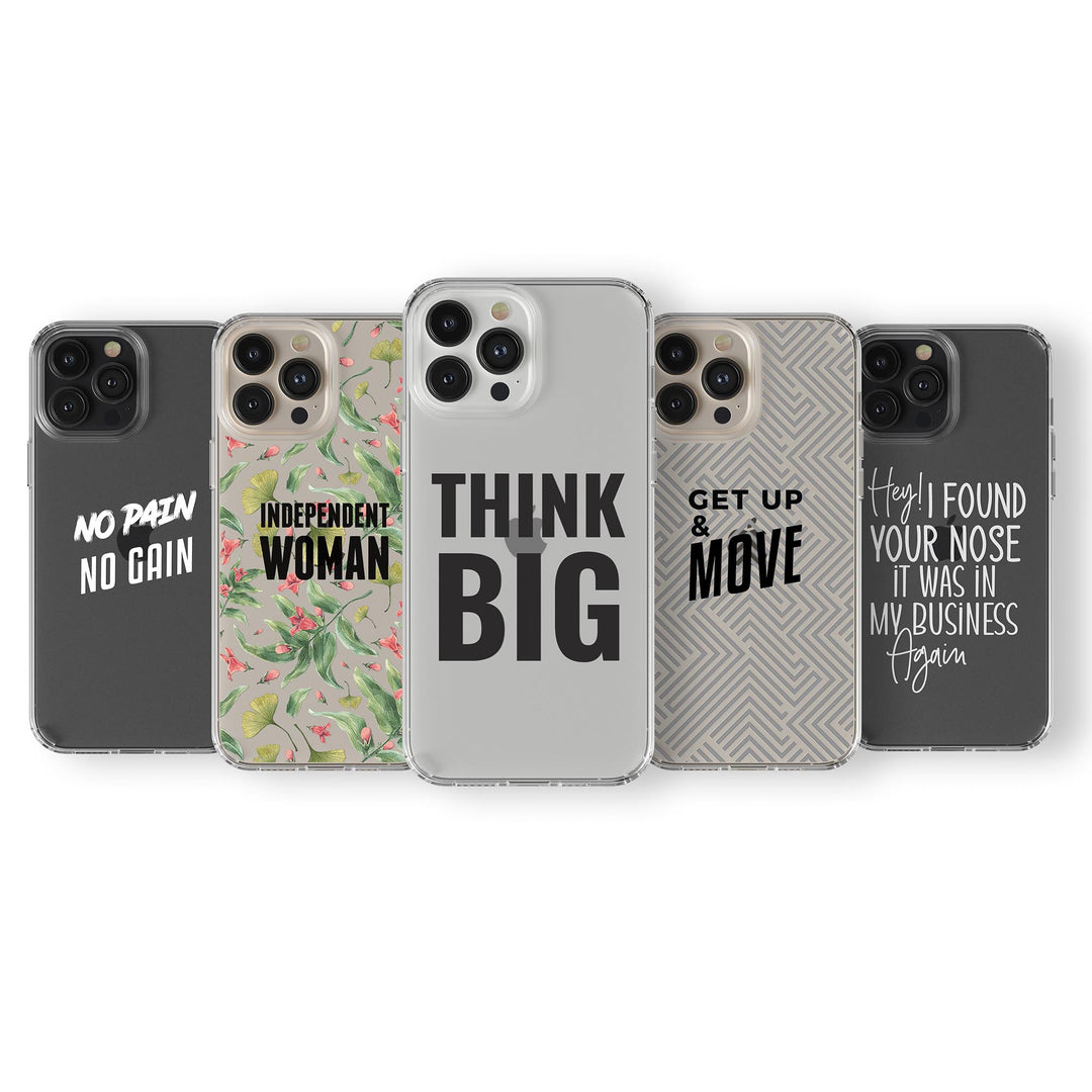 Quotes iPhone Clear Case