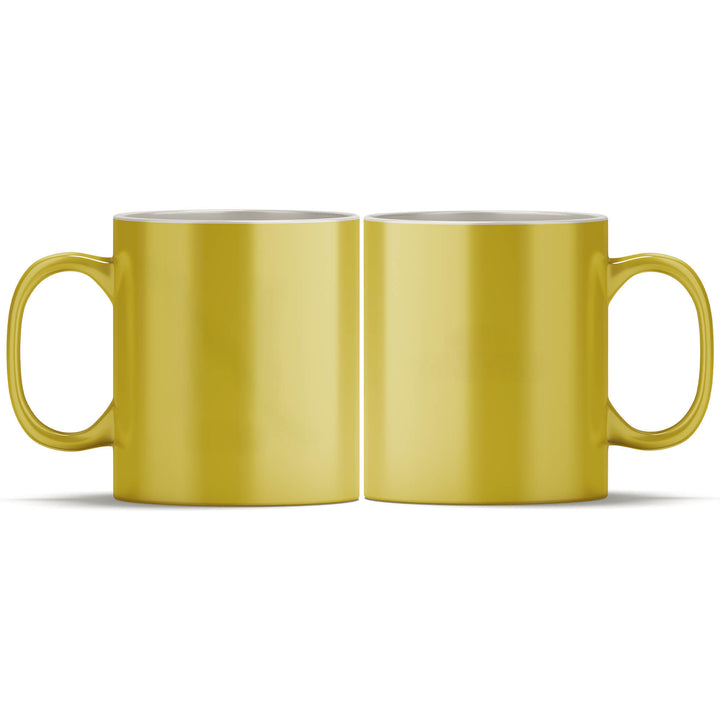 Black initial and name mugs