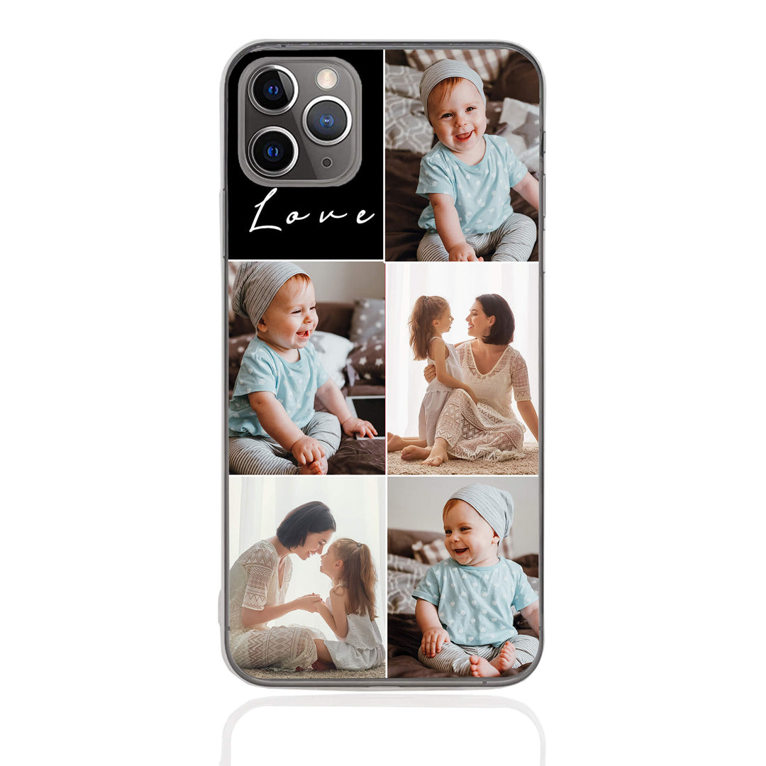 5 Photo iPhone Clear Silicone Case