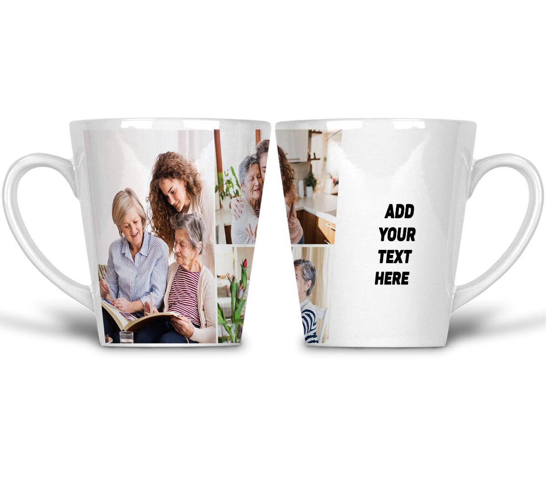 Photo & Text Magic Latte Mug