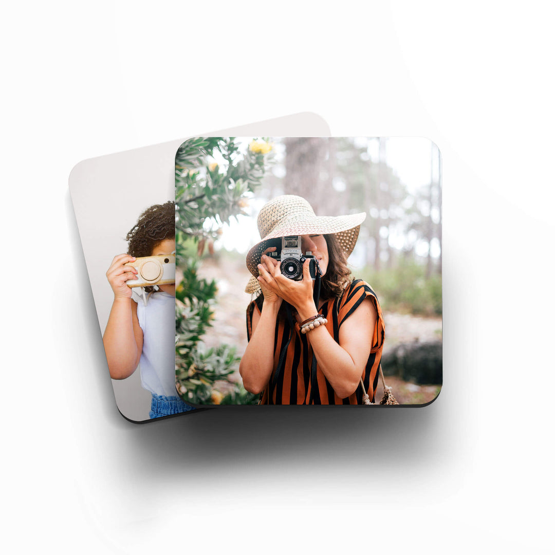 Personalised Wooden Mug Coaster - Square
