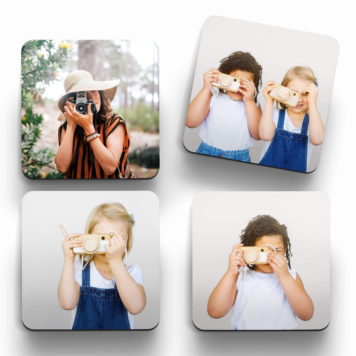Personalised Wooden Mug Coaster - Square