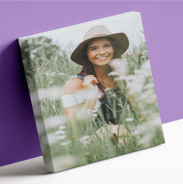 Personalised Square Canvas Wall Art - 2 Pcs