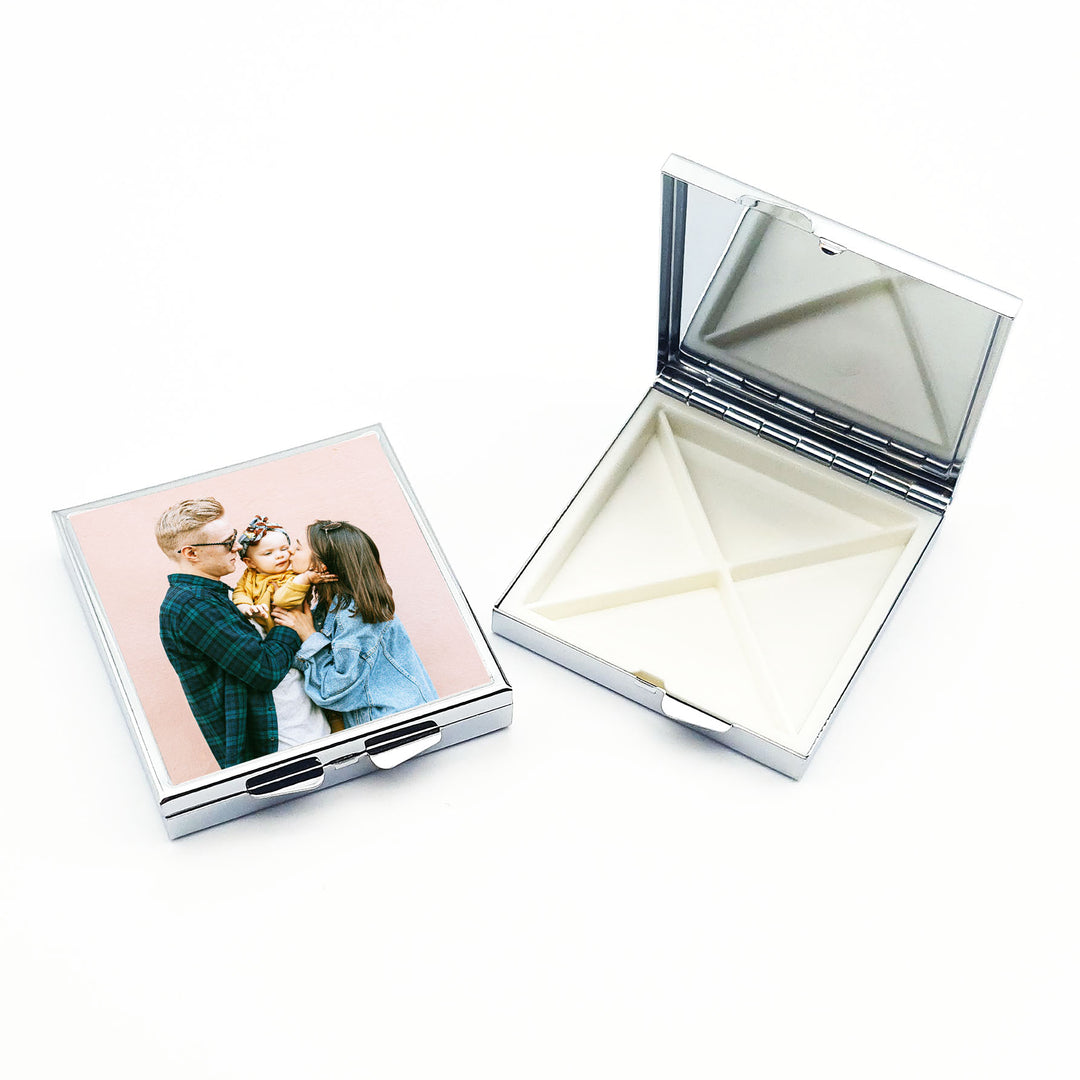 Personalised Square Pill Box