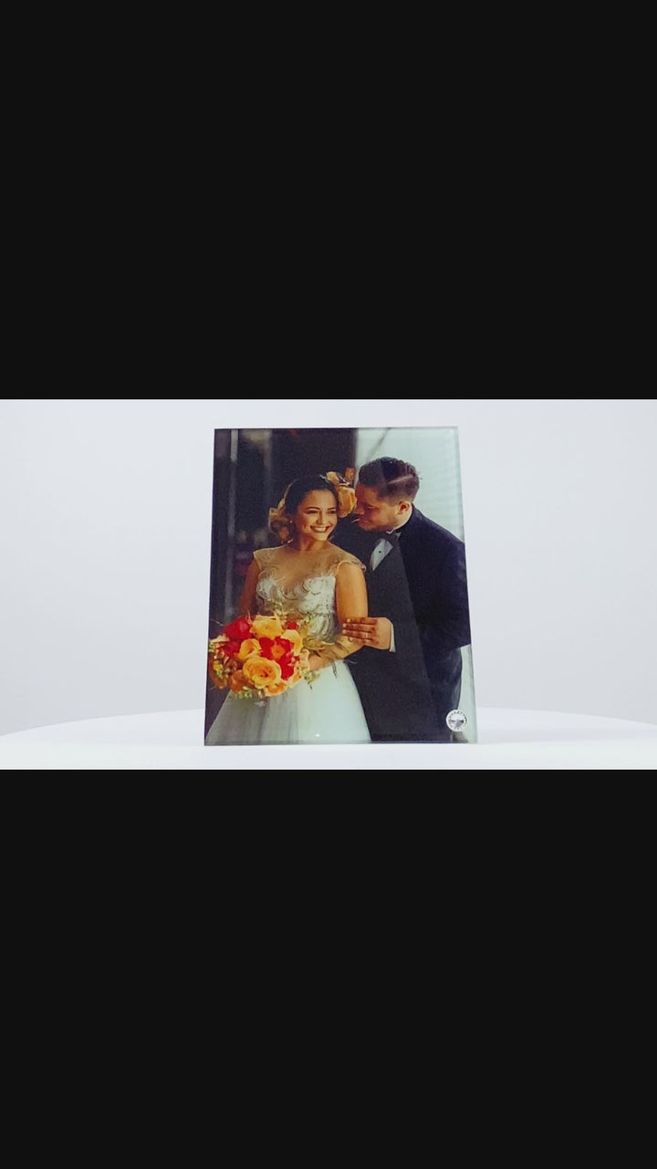 Glass Mirror Photo Blocks