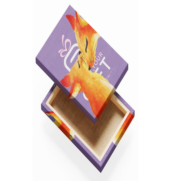 Personalised Square Canvas Wall Art - 2 Pcs